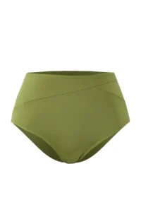 TRENDYOLMİLLA Green hipster High Waist Bikini Bottom - Image 4