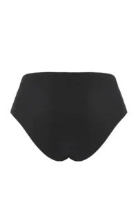 TRENDYOLMİLLA Black Drapeli hipster High Waist Bikini Bottom - Image 6