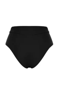 TRENDYOLMİLLA Black Regular High Waist Bikini Bottom - Image 5