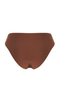TRENDYOLMİLLA Brown Color Bloklu Regular Regular Waist Bikini Bottom - Image 5