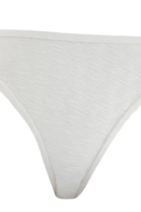 TRENDYOLMİLLA Ecru Regular Low Waist Bikini Bottom - Image 6