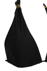 TRENDYOLMİLLA Black with accessories Triangle Covered Regular Low Waist Bikini Set - Image 7
