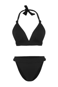 TRENDYOLMİLLA Black Gipelli Triangle Covered brazilian High Waist Bikini Set - Image 6