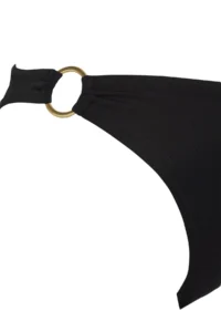 TRENDYOLMİLLA Black with accessories Triangle Covered Regular Regular Waist Bikini Set - Image 6