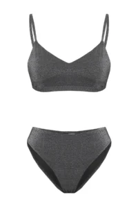 TRENDYOLMİLLA Black bralette Covered Regular High Waist Bikini Set - Image 6