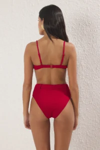 TRENDYOLMİLLA Rejection Arched bralette Regular High Waist Bikini Set - Image 4