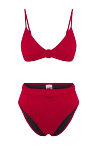 TRENDYOLMİLLA Rejection Arched bralette Regular High Waist Bikini Set - Image 5