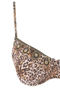 TRENDYOLMİLLA Tile Patterned balconette Covered hipster High Waist Bikini Set - Image 6