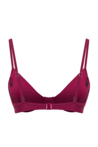 TRENDYOLMİLLA Plum Drapeli balconette Covered Bikini Top - Image 8