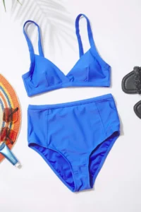 TRENDYOLMİLLA Saks Blue bralette Covered Bikini Top