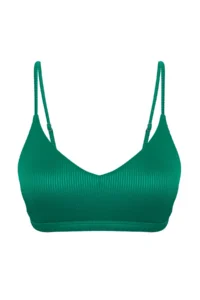 TRENDYOLMİLLA Green bralette Covered Bikini Top - Image 5