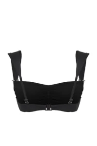 TRENDYOLMİLLA Black with accessories bralette Covered Bikini Top - Image 6