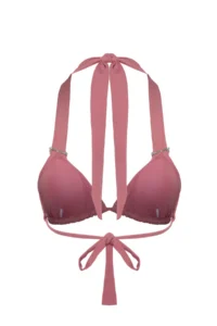 TRENDYOLMİLLA Pink with accessories Triangle Covered Bikini Top - Image 10