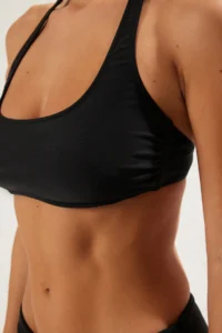 TRENDYOLMİLLA Black bralette Covered Bikini Top - Image 5