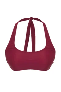 TRENDYOLMİLLA Burgundy bralette Covered Bikini Top - Image 9