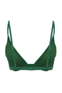 TRENDYOLMİLLA Green Triangle Covered Bikini Top - Image 6