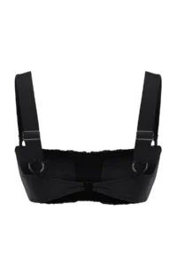TRENDYOLMİLLA Black Drapeli bralette Covered Bikini Top - Image 6