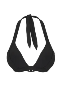 TRENDYOLMİLLA Black Drapeli Triangle Covered Bikini Top - Image 4