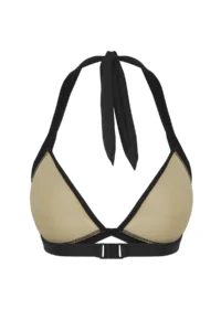 TRENDYOLMİLLA Black Drapeli Triangle Covered Bikini Top - Image 5