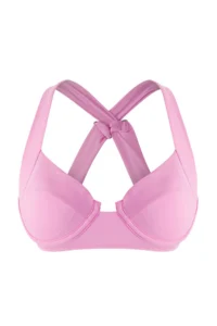TRENDYOLMİLLA Pink balconette Covered Bikini Top - Image 5