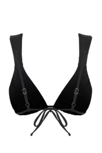 TRENDYOLMİLLA Black Triangle Covered Bikini Top - Image 5