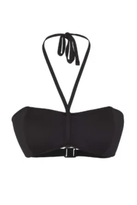 TRENDYOLMİLLA Black Strapless Covered Bikini Top - Image 5