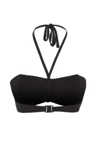 TRENDYOLMİLLA Black Strapless Covered Bikini Top - Image 6