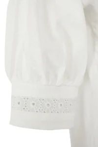 TRENDYOLMİLLA White Weaving Lace Beach Mini Dress - Image 7