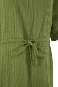 TRENDYOLMİLLA Khaki Weaving slit Beach Midi Dress - Image 8