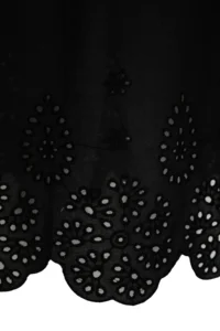TRENDYOLMİLLA beachwear Black Weaving Embroidered Midi Dress - Image 7
