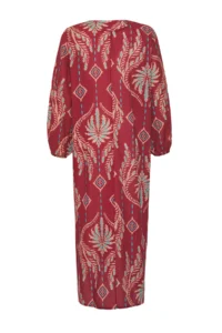 TRENDYOLMİLLA Ethnic Patterned Weaving 100% Cotton Maxi Beach Dress - Image 7