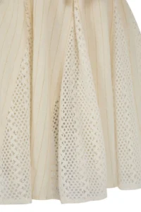 TRENDYOLMİLLA Beige Weaving with flywheel Beach Mini Dress - Image 6