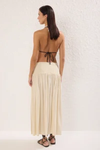 TRENDYOLMiLLA Ecru Weaving Gipelli Maxi Beach Skirt - Image 4