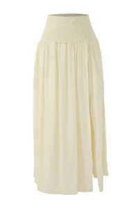 TRENDYOLMiLLA Ecru Weaving Gipelli Maxi Beach Skirt - Image 5