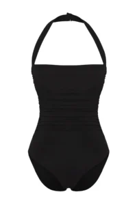 TRENDYOLMİLLA Black Shaping Square Neck Covered hipster Swimsuit - Image 6