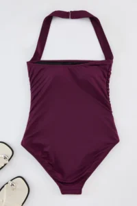 TRENDYOLMİLLA Plum Shaping Square Neck Covered hipster Swimsuit - Image 5
