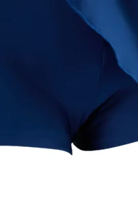 TRENDYOLMİLLA Dark Navy One Shoulder Covered Shorts Skirt Basic Swimsuit - Image 2