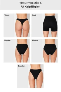 TRENDYOLMİLLA Black Mesh Detailed One Shoulder Covered Regular Swimsuit - Image 7