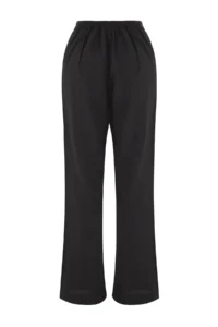 TRENDYOLMİLLA Black Weaving Pocket Detail Beach Regular Waist Pants - Image 6