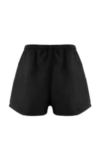 TRENDYOLMiLLA Black Weaving 100% Linen Beach Mini High Waist Shorts & Bermuda - Image 6