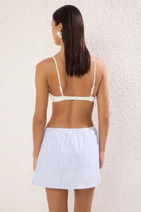 TRENDYOLMiLLA Striped Weaving buttoned Beach Mini Regular Waist Shorts & Bermuda - Image 4