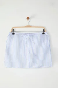 TRENDYOLMiLLA Striped Weaving buttoned Beach Mini Regular Waist Shorts & Bermuda - Image 5