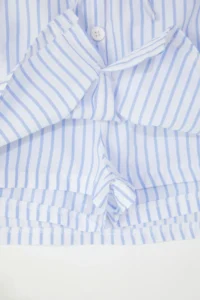 TRENDYOLMiLLA Striped Weaving buttoned Beach Mini Regular Waist Shorts & Bermuda - Image 8