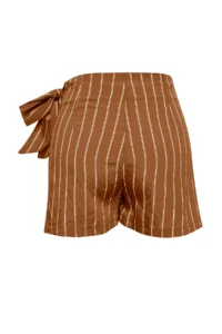 TRENDYOLMiLLA Striped Weaving Binding Detailed Beach Mini High Waist Shorts & Bermuda - Image 7