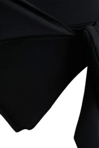 TRENDYOLMİLLA Black Binding Detailed High Waist Skirt Bikini Bottom - Image 6