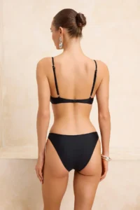 TRENDYOLMİLLA Black Regular Waist brazilian Basic Bikini Bottom - Image 4