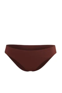 TRENDYOLMİLLA Brown Regular Waist brazilian Basic Bikini Bottom