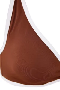 TRENDYOLMİLLA Brown Color Bloklu Triangle with accessories Covered Regular LYCRA® XTRA LIFE Bikini Set - Image 7