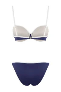 TRENDYOLMİLLA Dark Navy Color Bloklu balconette Covered Regular Waist brazilian Bikini Set - Image 6