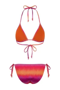 TRENDYOLMİLLA Abstract Patterned Triangle Covered Regular Waist Regular Bikini Set - Image 5